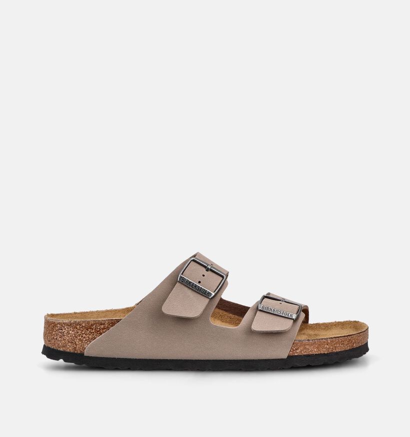 Birkenstock Arizona Nu-pieds en Taupe pour hommes (368532)