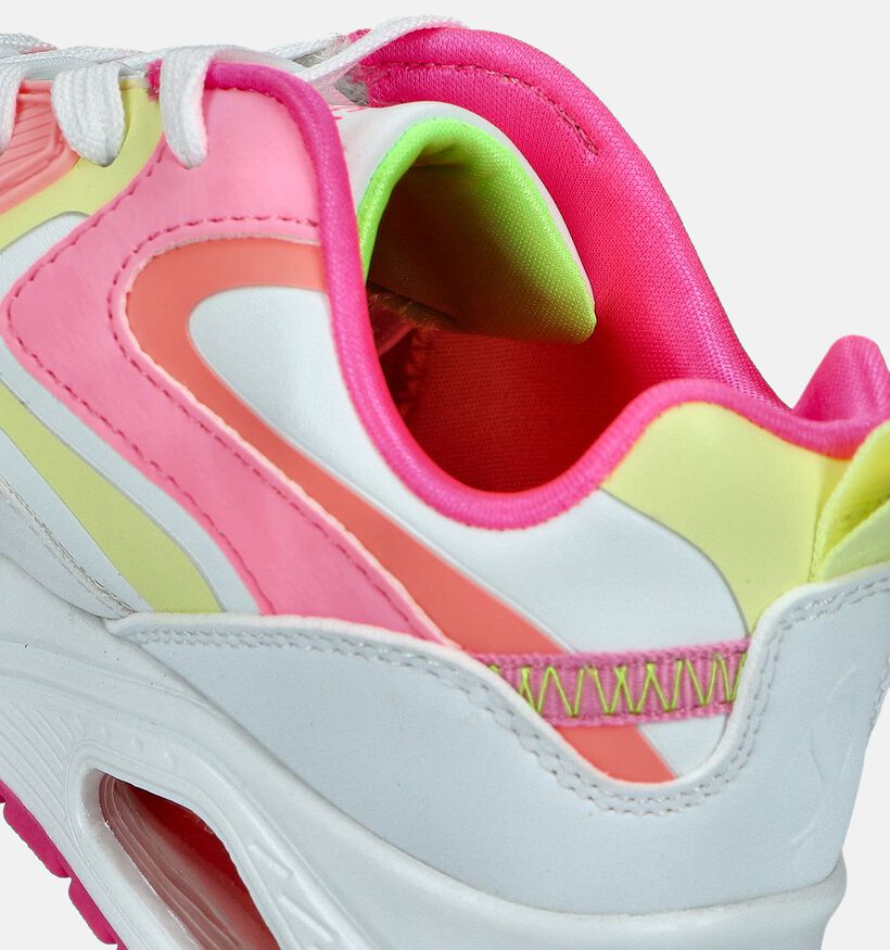 Skechers Uno Gen1Color Surge Witte Sneakers voor meisjes (350336) - geschikt voor steunzolen