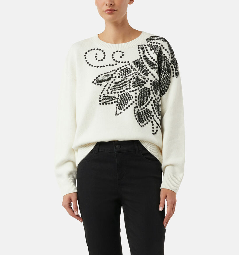 comma Witte Pull voor dames (366538)