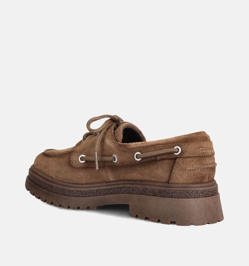 Tamaris Chaussures bateau en Camel pour femmes (360618)