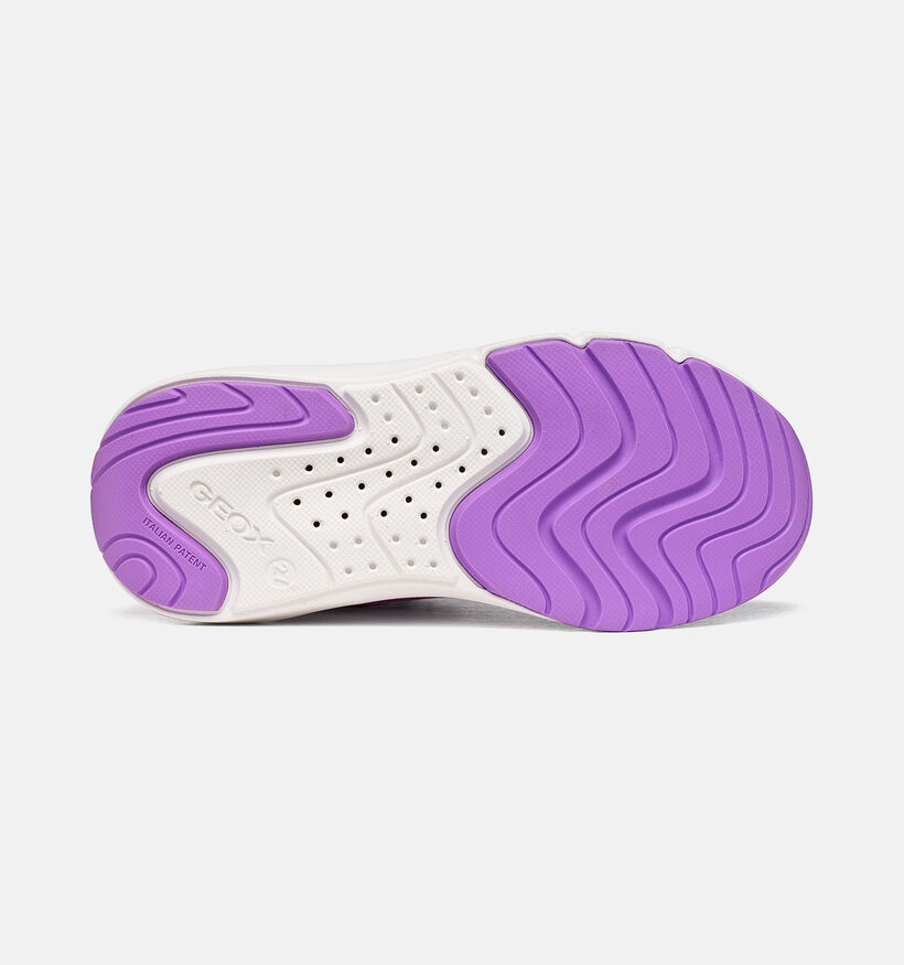 Geox Pro-Ran Girl Baskets basses en Rose pour filles (377735) - pour semelles orthop&eacute;diques