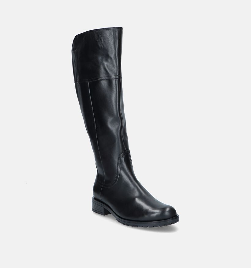 Gabor OptiFit Bottes avec tige large en Noir pour femmes (347059) - pour semelles orthopédiques
