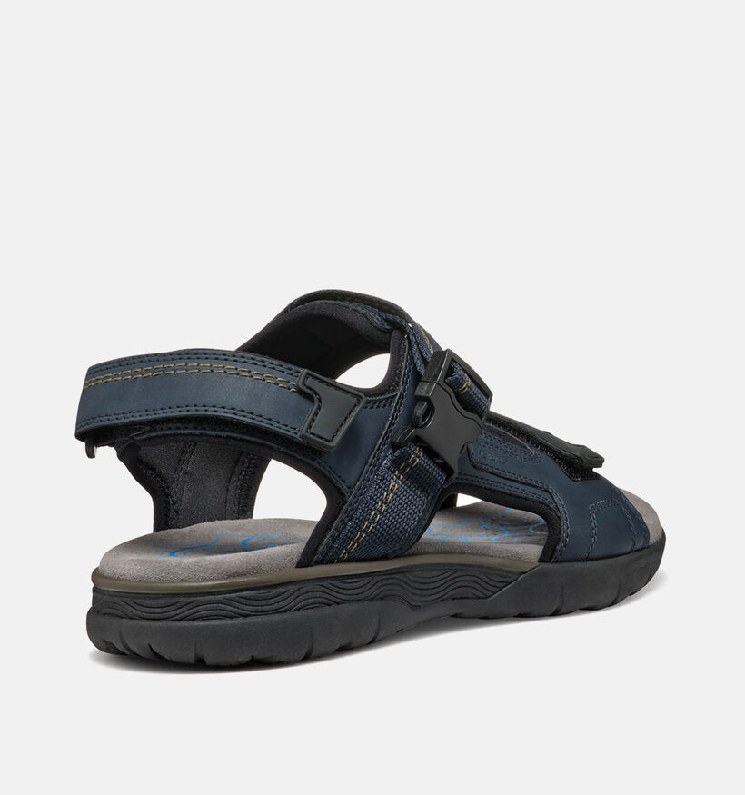 Geox Spherica Sandales de marche en Bleu pour hommes (351628)