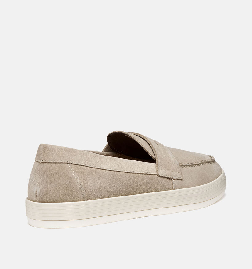 Geox Serifos Lichtbeige Mocassins voor heren (368012) - geschikt voor steunzolen