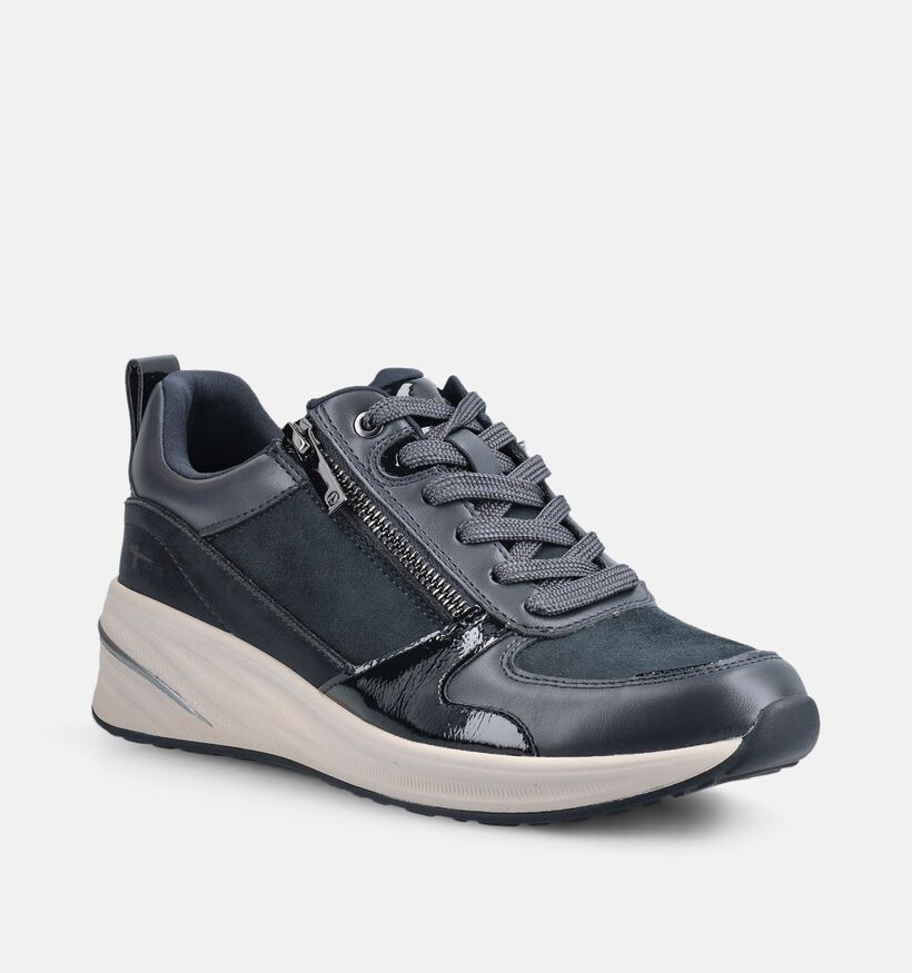 Tamaris Baskets en Bleu fonc&eacute; pour femmes (376744) - pour semelles orthop&eacute;diques