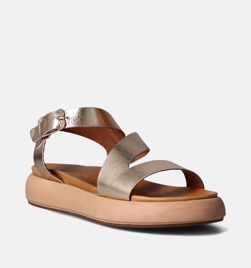 Inuovo Sandales plates en Or pour femmes (356461)