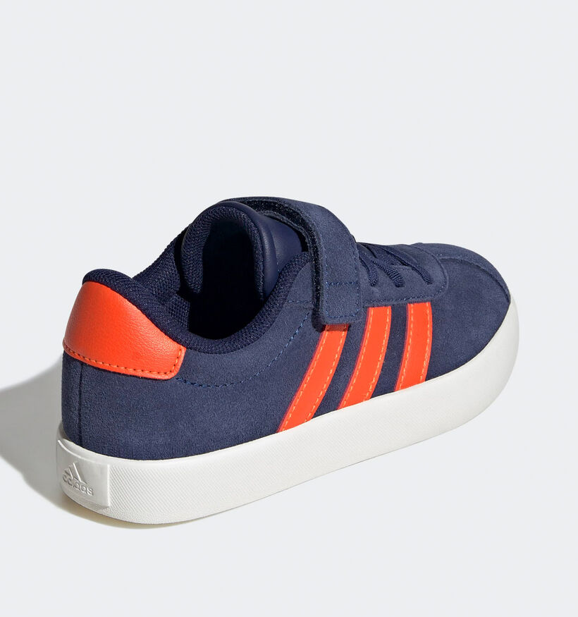 adidas VL COURT 3.0 Donkerblauwe Sneakers voor meisjes, jongens (366067) - geschikt voor steunzolen