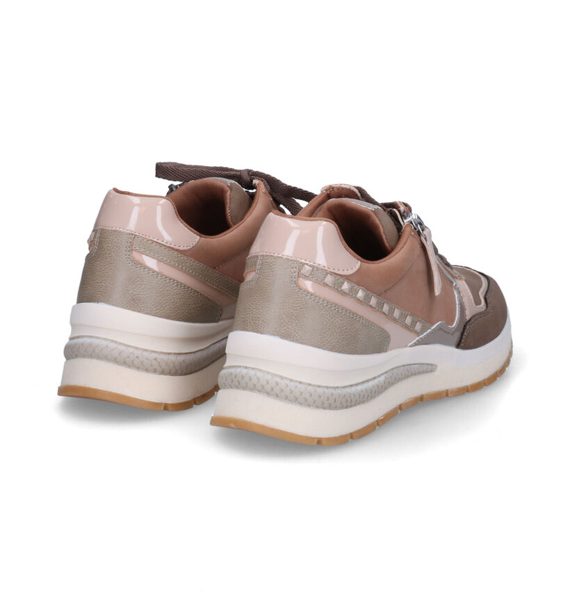 Tamaris Baskets casual en Brun clair pour femmes (313136) - pour semelles orthopédiques