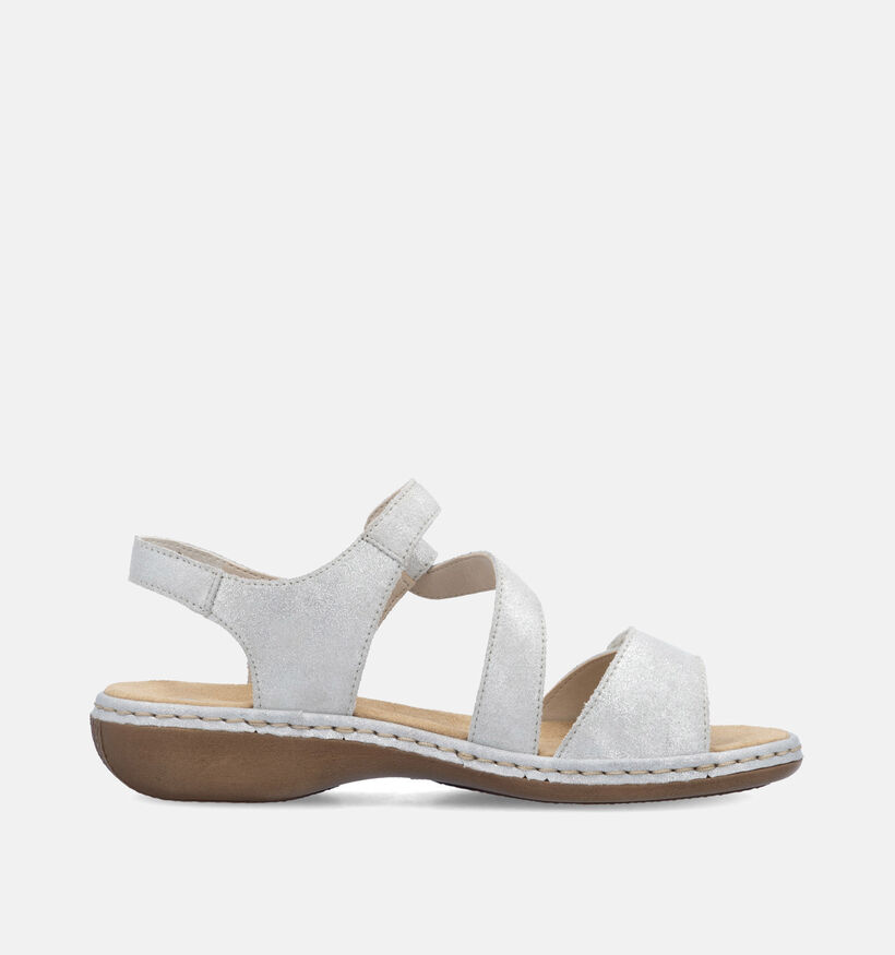 Rieker Zilveren Sandalen voor dames (354993)
