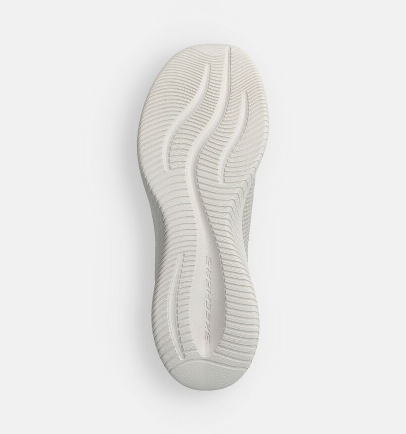 Skechers Ultra Flex 4.0 Beige Slip-in Sneakers voor dames (367828)