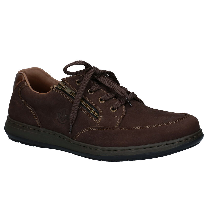 Rieker Chaussures à lacets en Brun en cuir (298473)