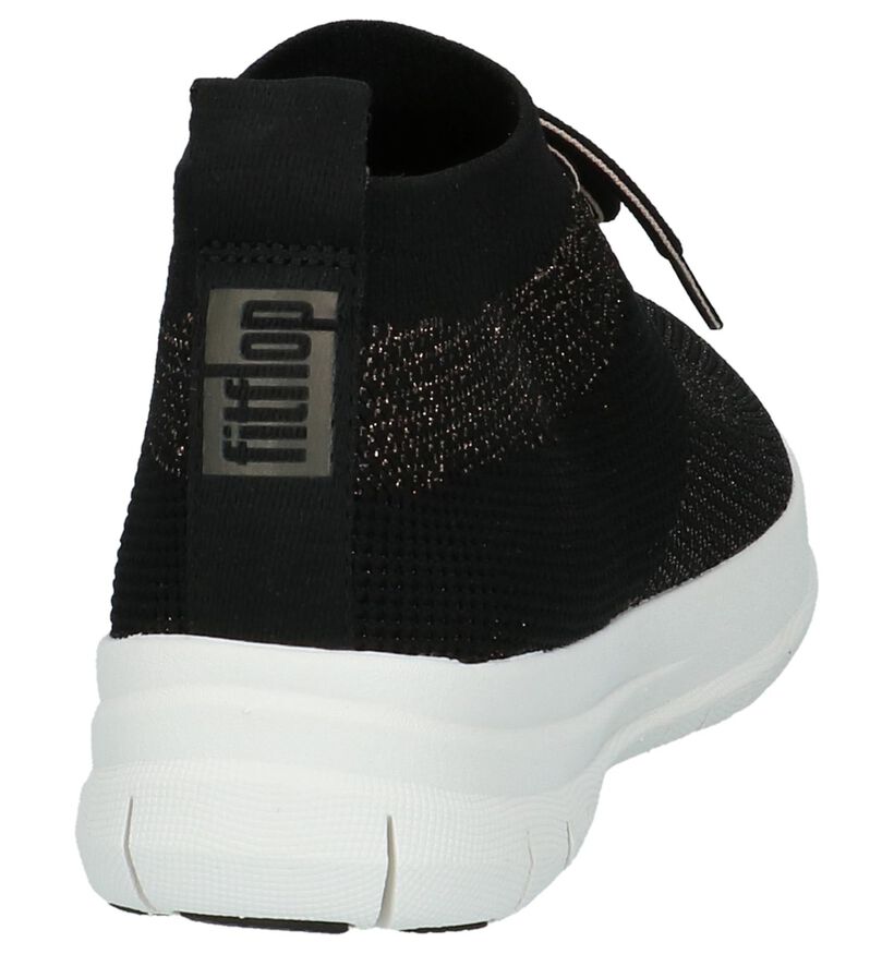 Zwarte Lage Geklede Sneakers FitFlop Uberknit Slip-On High, , pdp