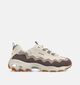 Skechers D'Lites Vintage Wave Baskets en Beige pour femmes (375609)