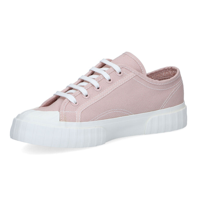 Superga Stripe Roze Sneakers voor dames (305729)