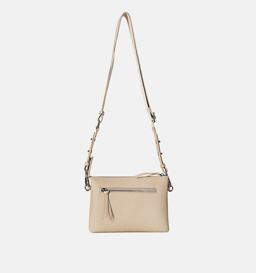 Crinkles Ecru Crossbody Tas voor dames (342312)