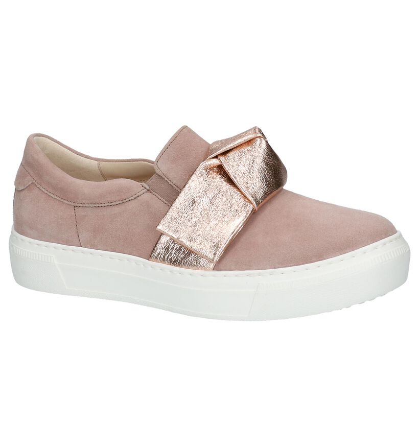 Gabor Best Fitting Roze Instappers in daim (216186)