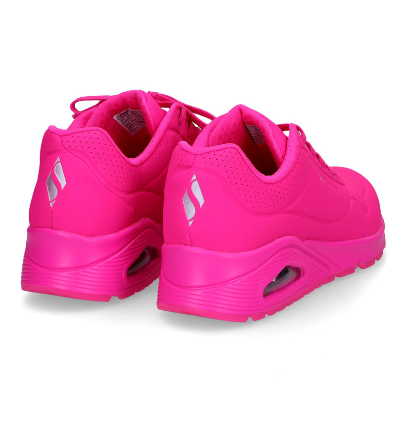 Skechers Uno Night Shades Baskets en Rose pour femmes (318175)