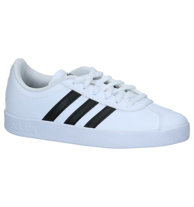 adidas VL Court 2.0 Witte Sneakers in kunststof (301167)