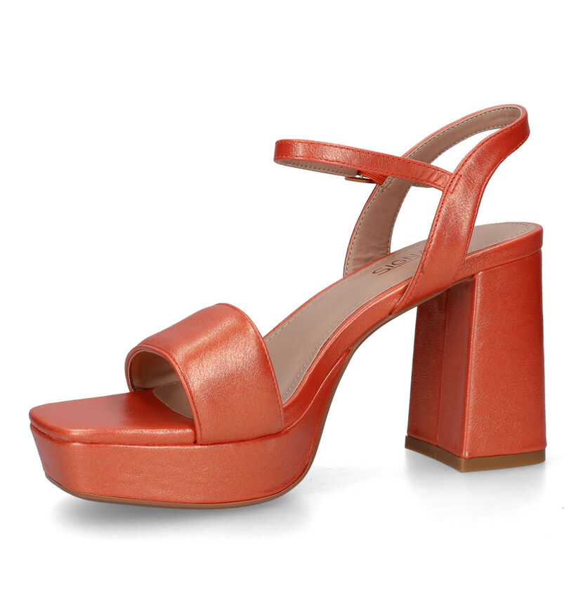 Signatur Oranje Plateausandalen voor dames (324319)