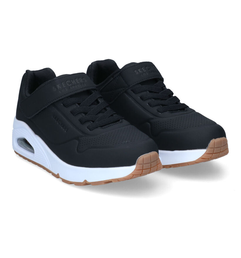 Skechers Uno Air Blitz Baskets en Noir pour garçons, filles (345235)