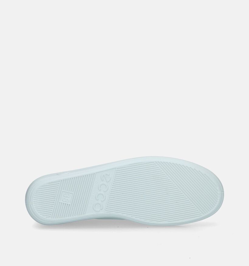 ECCO Soft 2.0 Chaussures à lacets en Blanc pour femmes (307442) - pour semelles orthopédiques