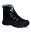 Skechers Trego Cold Blue Bottes de neige en Noir pour femmes (312805) - pour semelles orthopédiques