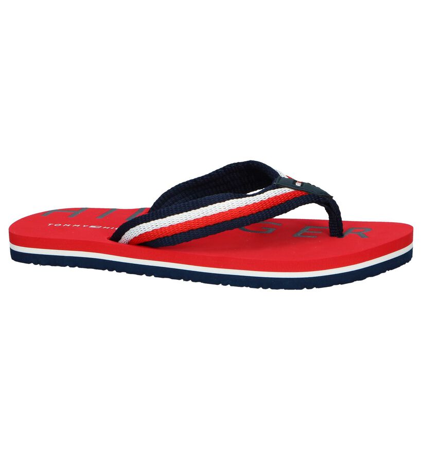 Rode Slippers Tommy Hilfiger in stof (239568)