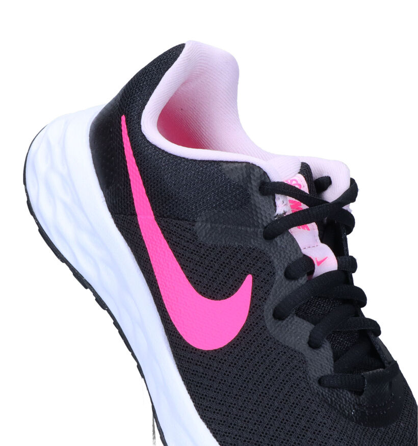 Nike Revolution 6 GS Zwarte Sneakers voor meisjes (325358)