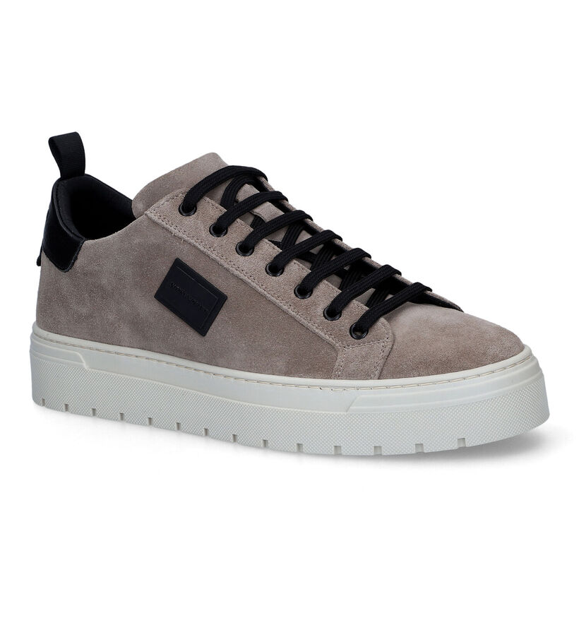 Antony Morato Taupe Veterschoenen in daim (315647)