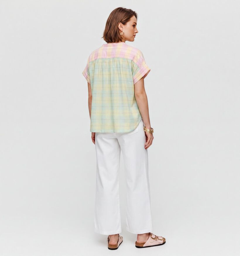 Ador&eacute; Avelon Groene/Roze Blouse voor dames (379152)