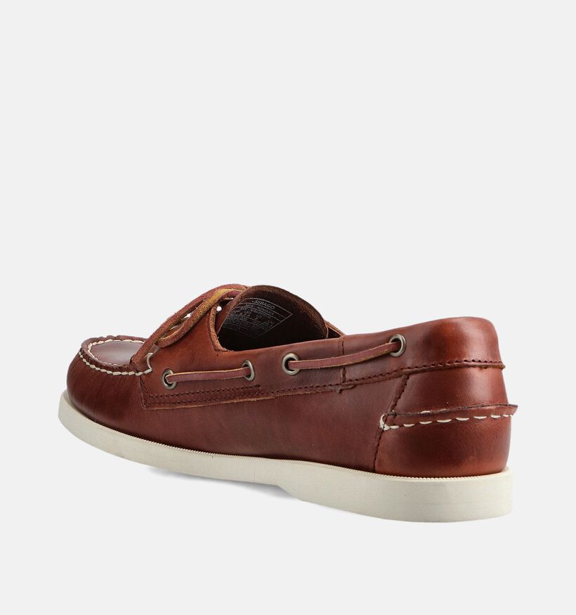 Sebago Dockside Portland Waxed Chaussures bateau en Marron pour hommes (363879)