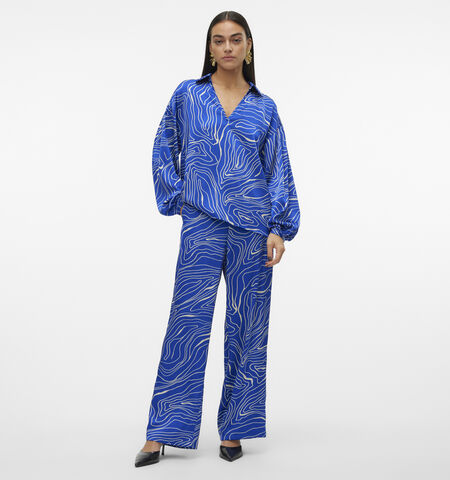 Vero Moda Broeken Blauw