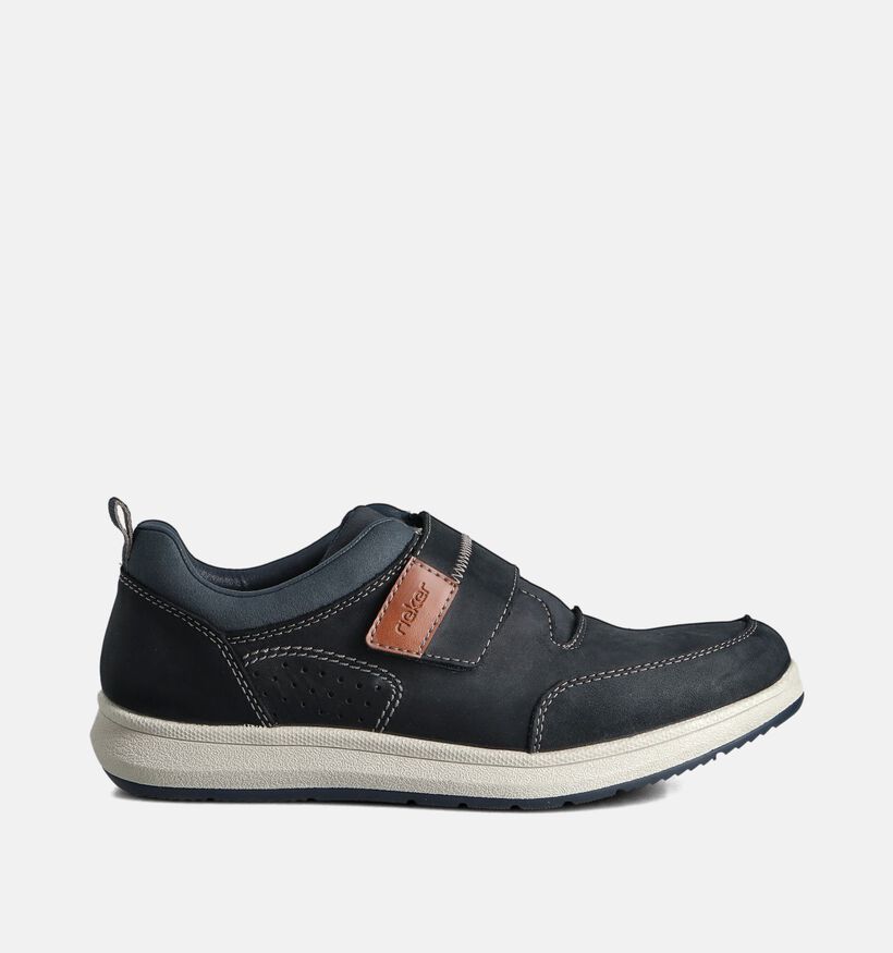 Rieker Donkerblauwe Velcroschoenen voor heren (355123) - geschikt voor steunzolen