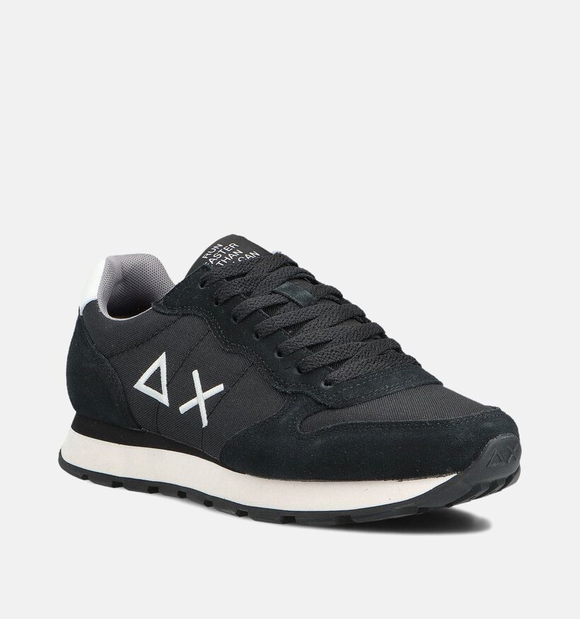 Sun68 TOM SOLID Chaussures plates en Noir pour hommes (361799) - pour semelles orthopédiques