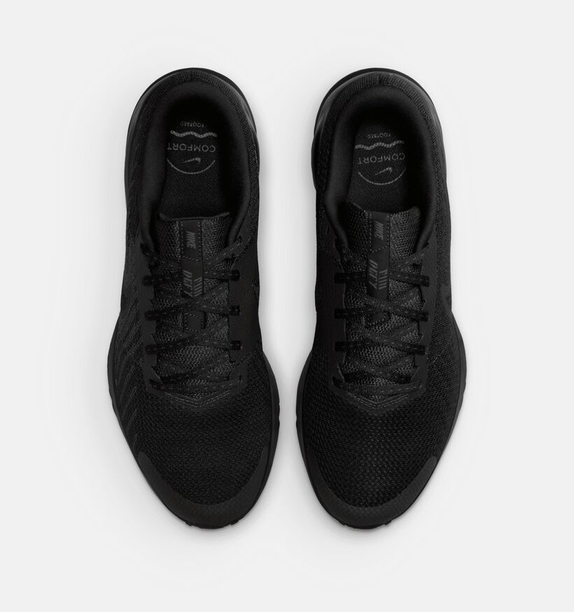 Nike Run Defy Baskets basses en Noir pour hommes (373046) - pour semelles orthop&eacute;diques