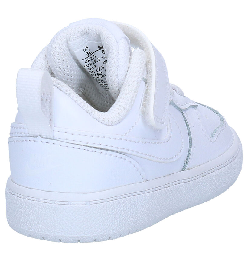 Nike Court Borough Witte Sneakers voor meisjes, jongens (322316)