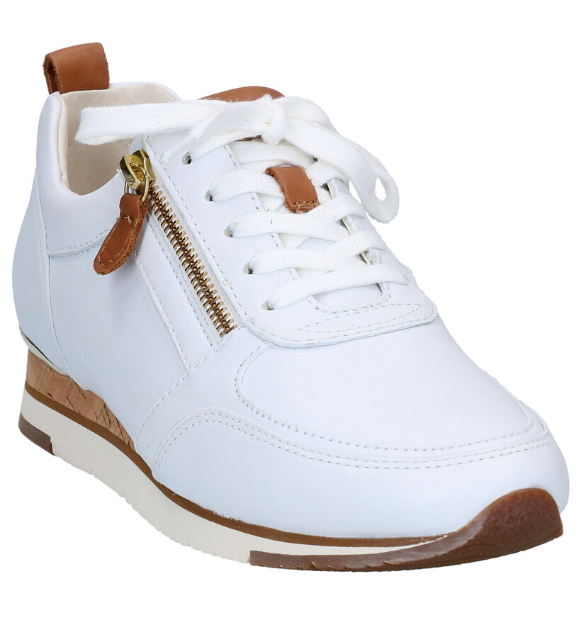 Gabor Best Fitting Chaussures à lacets en Blanc en cuir (285036)