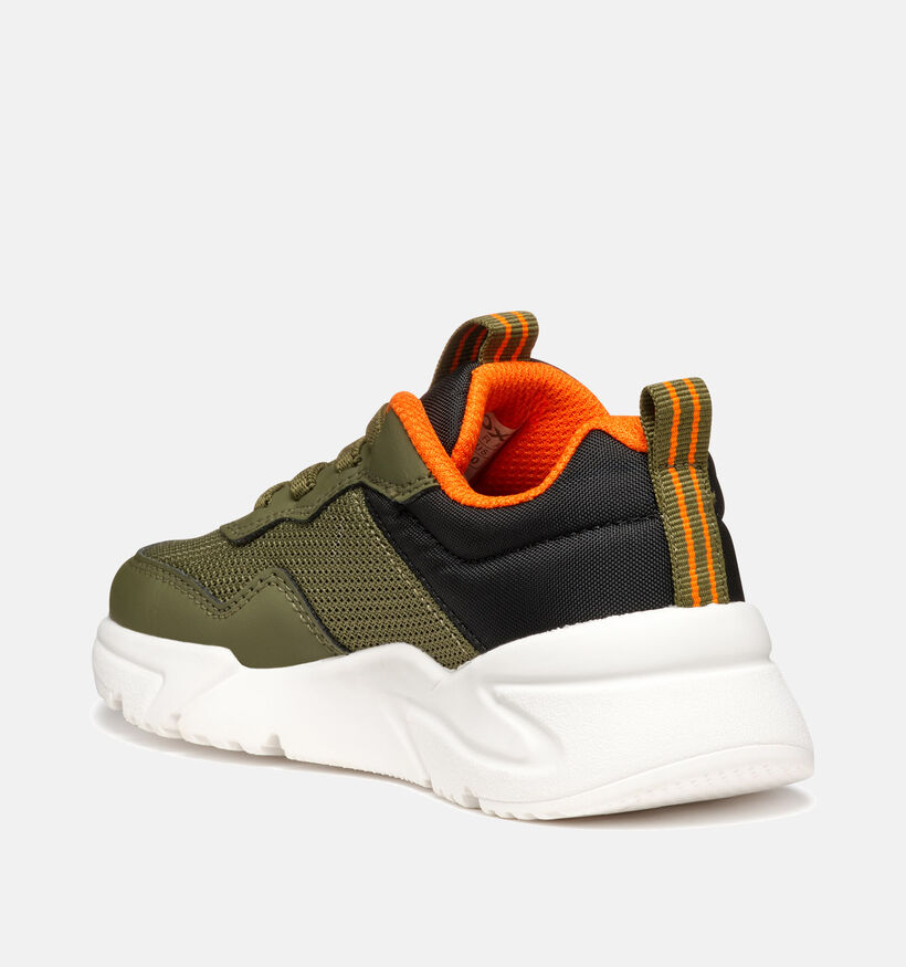 Geox Loftus Kaki Veterschoenen voor jongens (353809) - geschikt voor steunzolen