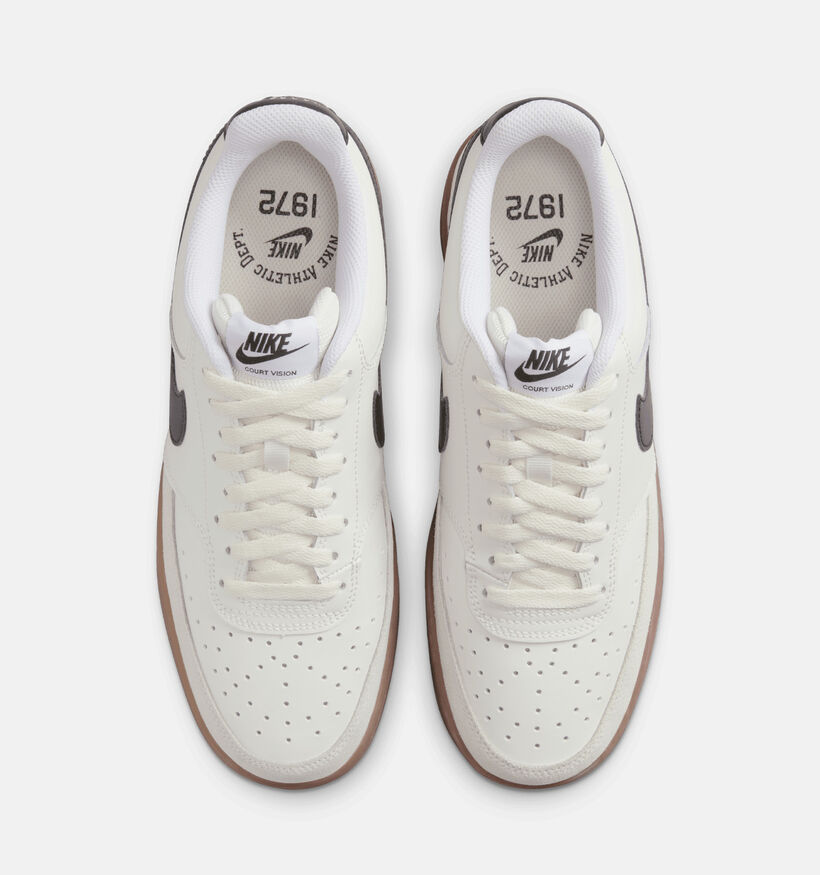 Nike Court Vision Witte Sneakers voor jongens, heren (343759)