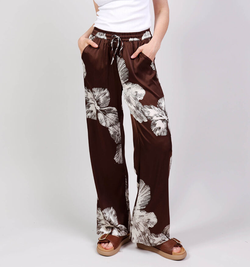 Sisters Point Ella Pantalon Classique en Marron pour femmes (380734)