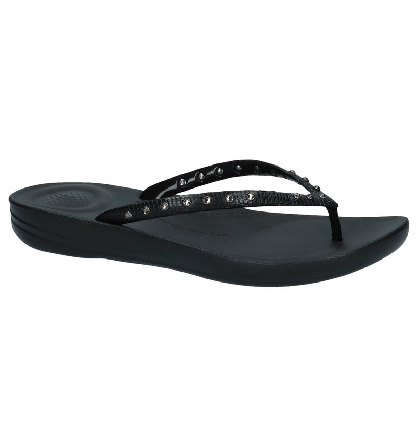 Zwarte Teenslippers FitFlop Iqushion Ergonomic, , pdp