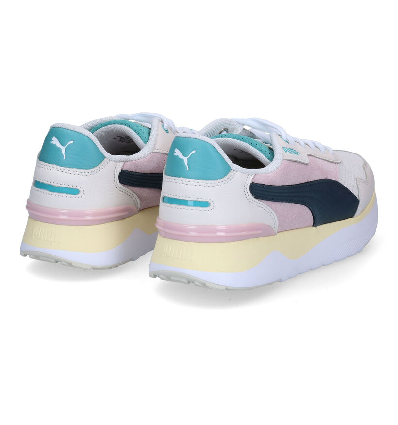 Puma Voyage Premium Ecru Sneakers voor dames (301368) - geschikt voor steunzolen