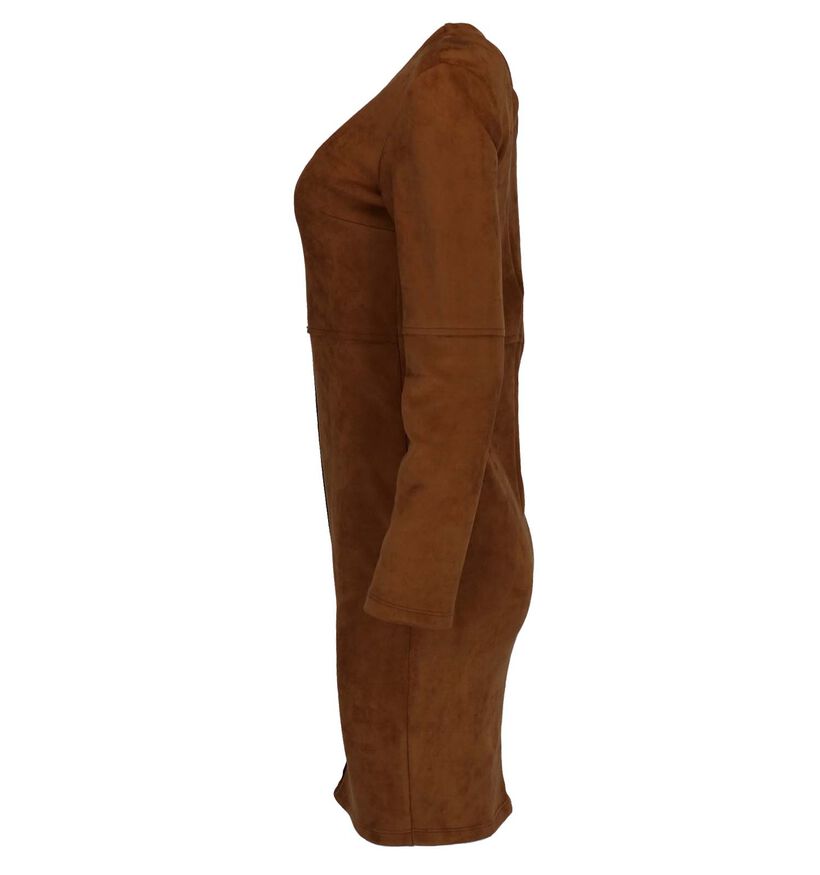 Julie Mode Robe Mini en Cognac (274672)