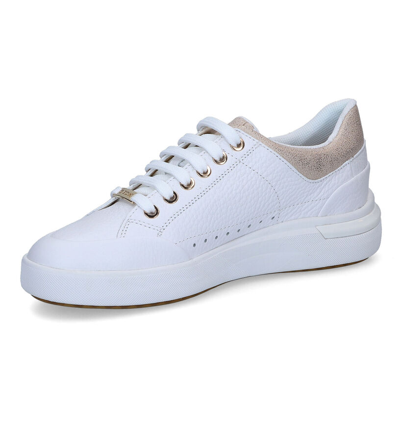 Geox Dalya Chaussures à lacets en Blanc pour femmes (303524) - pour semelles orthopédiques