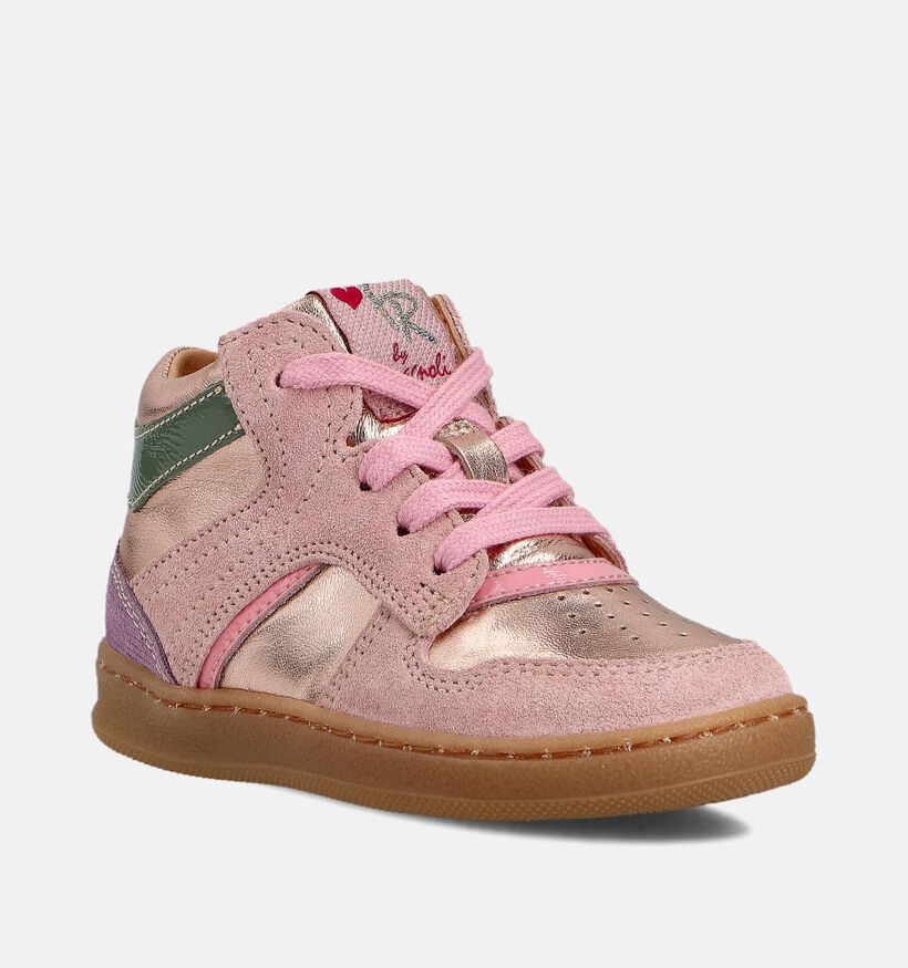 FR by Romagnoli Chaussures hautes en Rose pour filles (362375) - pour semelles orthopédiques
