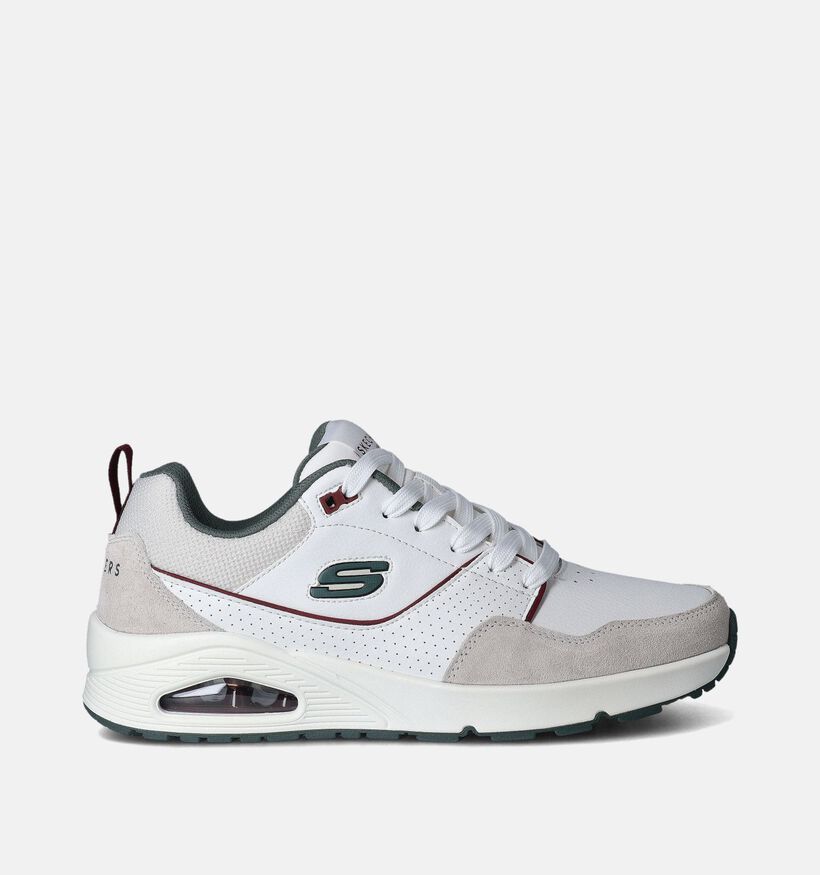 Skechers Uno Retro One Baskets en Blanc pour hommes (351849)