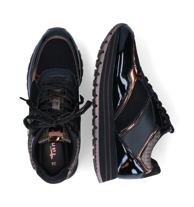 Tamaris Baskets casual en Noir pour femmes (313134) - pour semelles orthopédiques