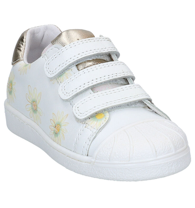 Kipling Virani Witte Velcroschoenen in leer (289325)