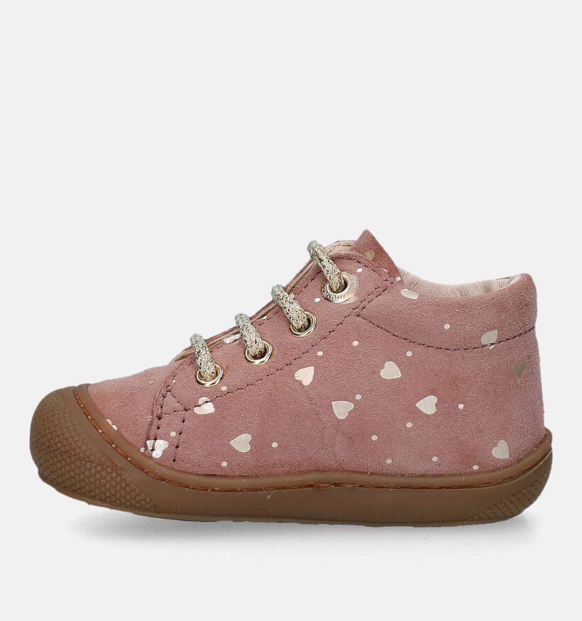 Naturino Cocoon Roze Babyschoenen voor meisjes (334891) - geschikt voor steunzolen