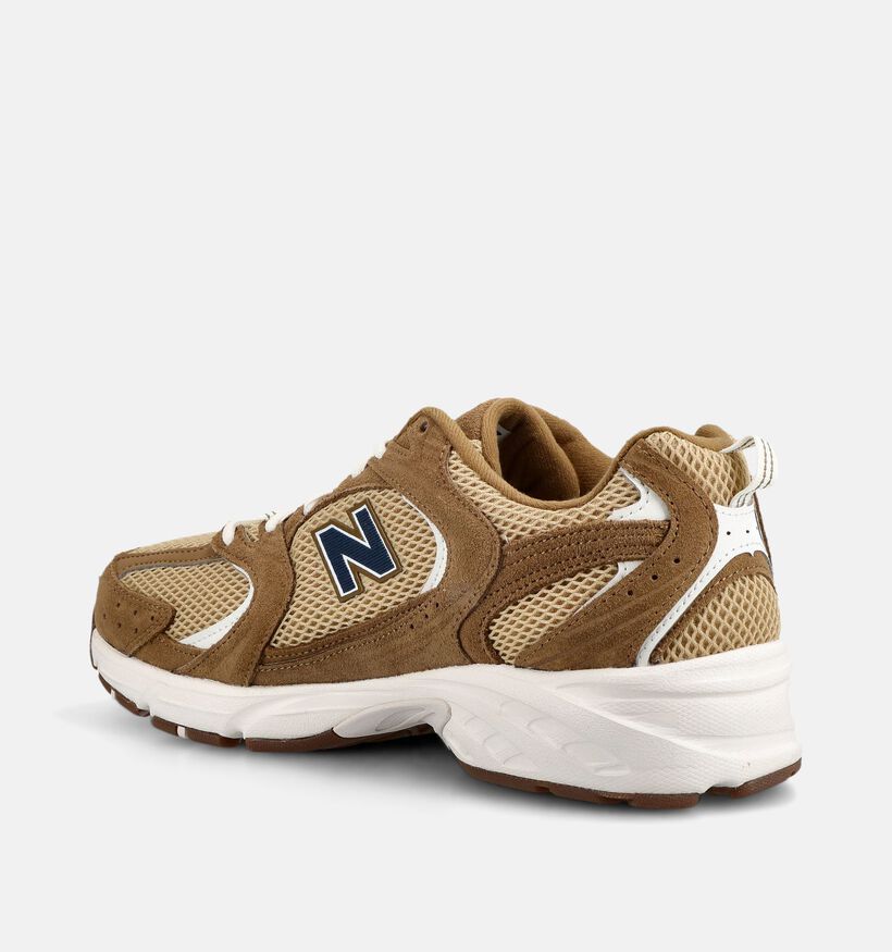 New Balance 530 Baskets basses en Marron pour hommes (375114) - pour semelles orthop&eacute;diques